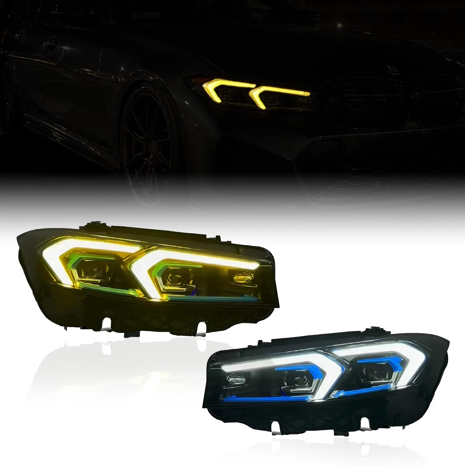 BMW 3er (G20/G21) Voll-LED-Scheinwerfer im LCI-Stil — Pre-LCI-auf-LCI-Umrüstung — ab 2019