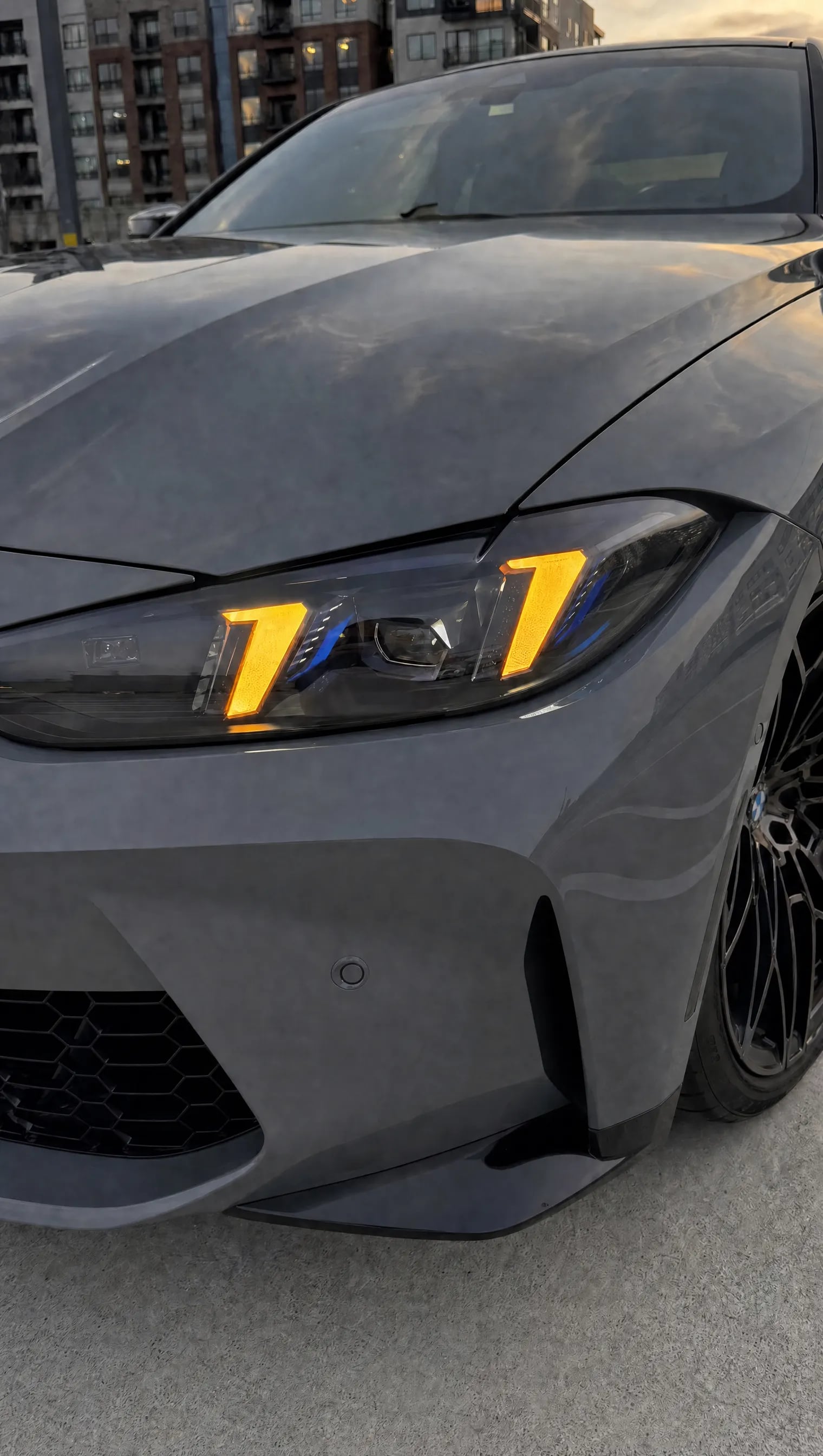 CSL stila Arrow-DRL LED lukturi — BMW 4. sērija (G22) un M3/M4 (G80/G82) thumbnail 6
