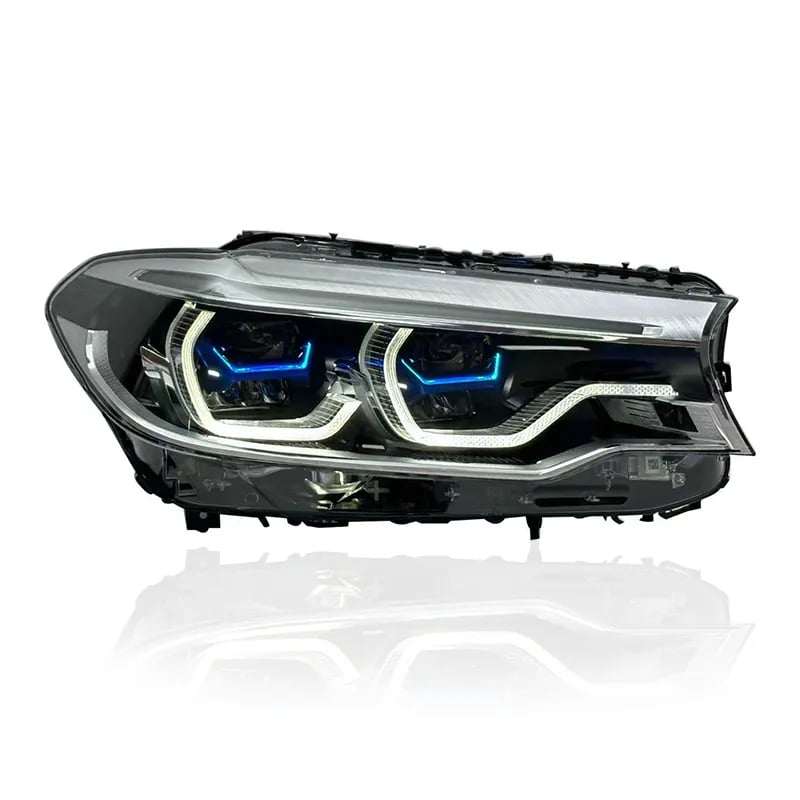 BMW G30 Pre-LCI LED Headlights - Switchable CSL Yellow DRLs (2017-2020) thumbnail 2