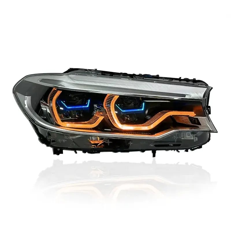 Phares LED BMW G30 Pré-LCI - Feux de Jour (DRL) Jaunes CSL Commutables (2017-2020) thumbnail 3