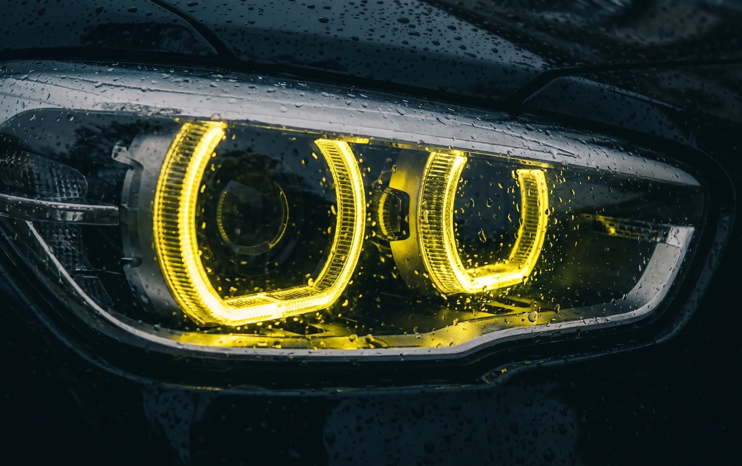 BMW 1 Series F20/F21 LCI Switchable White/Yellow DRL Modules — LED Headlights — 2015–2019 thumbnail 1