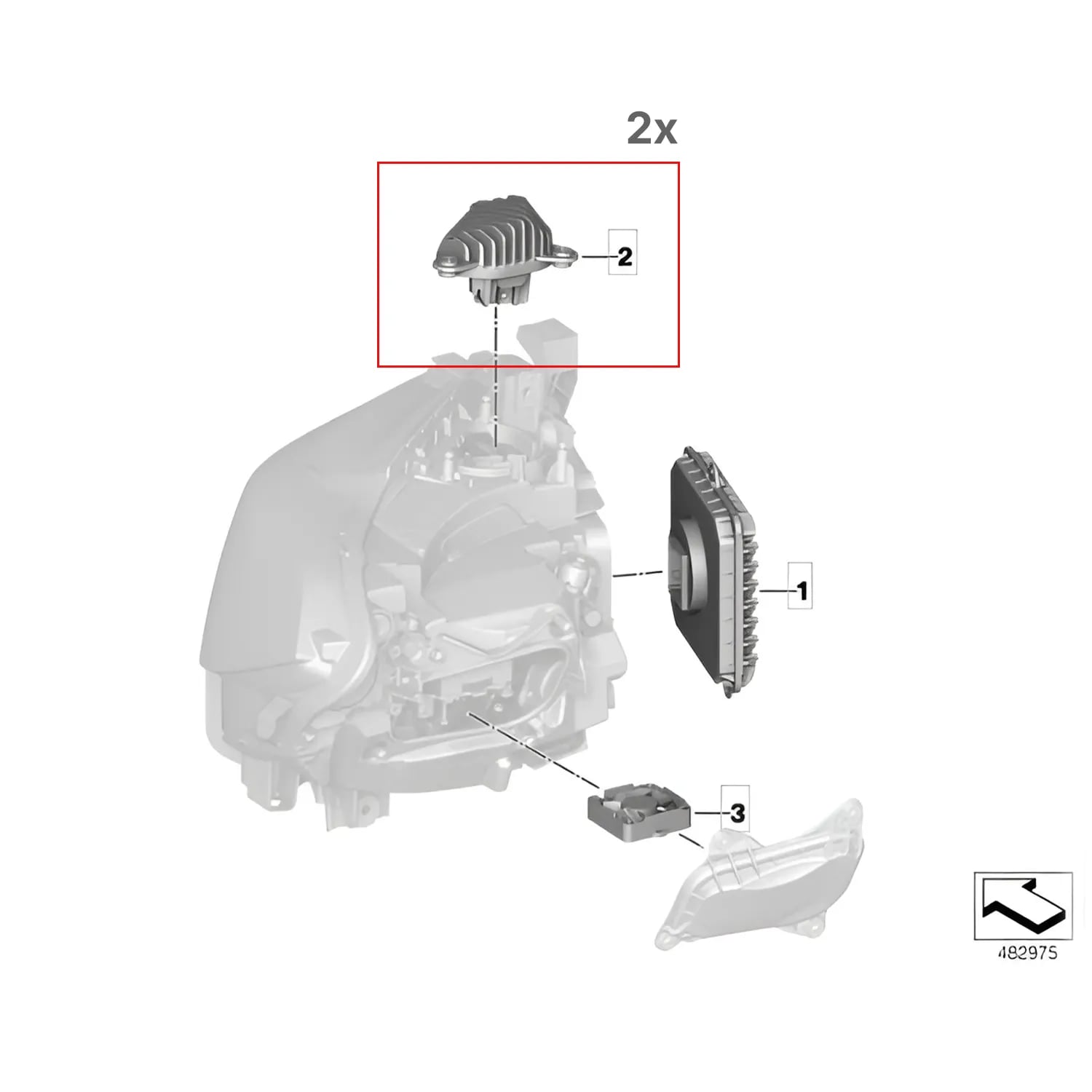 CSL White/Yellow Switchable DRL Modules — BMW F22/F23 2 Series & F87 M2 (LCI LED) thumbnail 7