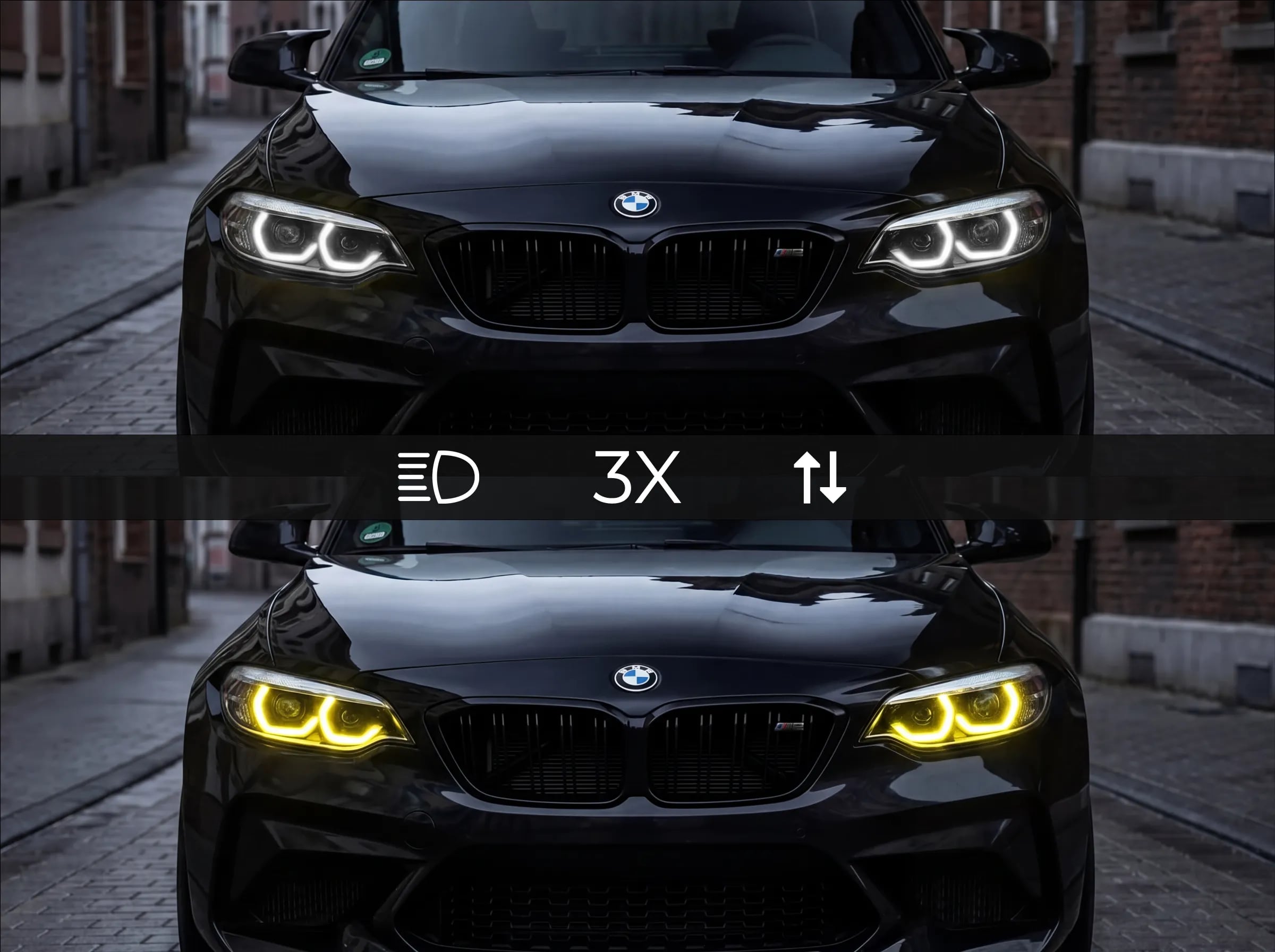 CSL Tagfahrlicht-Module (Weiß/Gelb Umschaltbar) — BMW 2er F22/F23 & M2 F87 (LCI LED) thumbnail 2