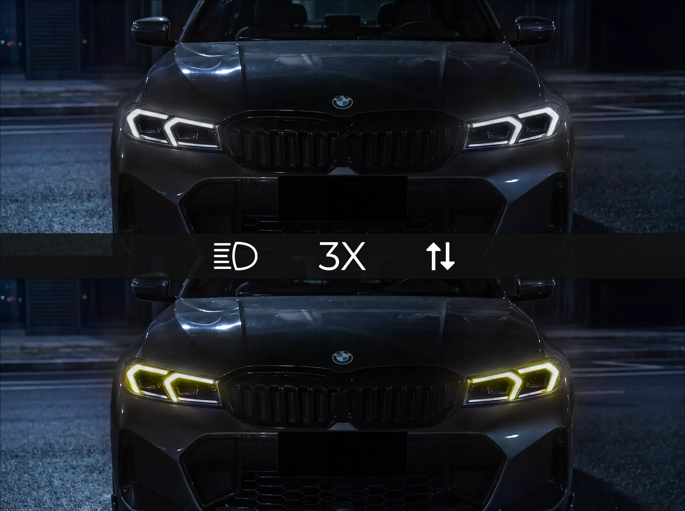 CSL Umschaltbare DRL-Module (Weiß/Gelb) — BMW G20/G21 3er LCI (Laser) thumbnail 2