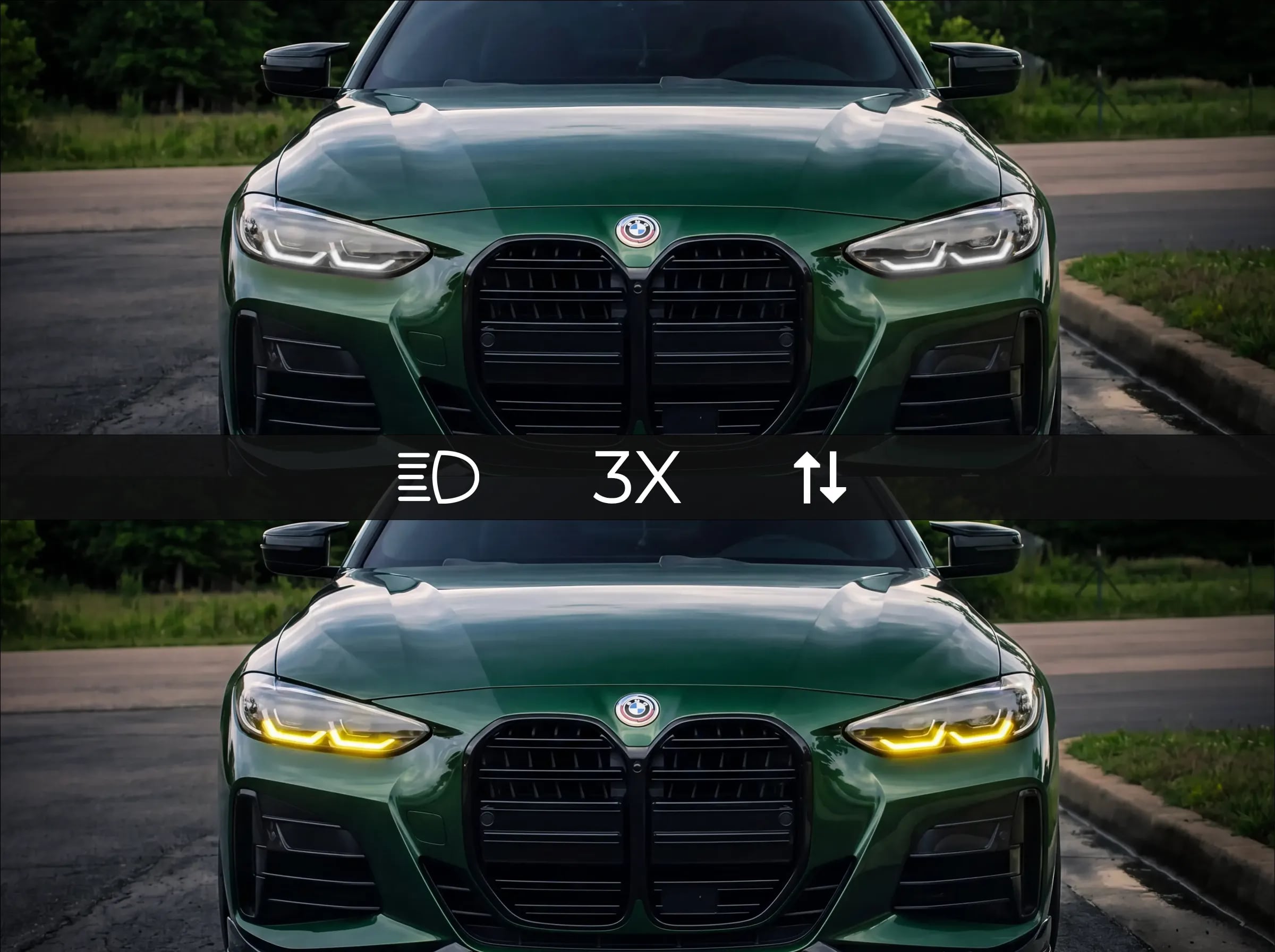 CSL Tagfahrlicht-Module (Weiß/Gelb Umschaltbar) — BMW 4er G22, M3 G80, M4 G82 (Adaptive LED) thumbnail 2
