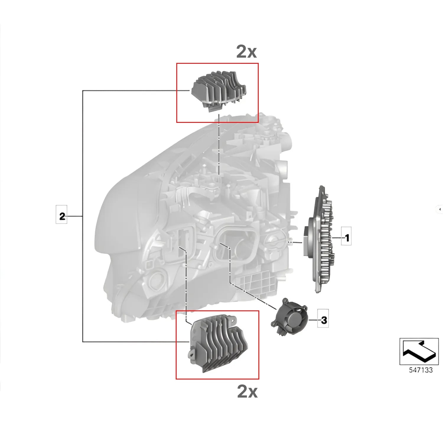CSL White/Yellow Switchable DRL Modules — BMW G22 4 Series, G80 M3, G82 M4 (Adaptive LED) thumbnail 8