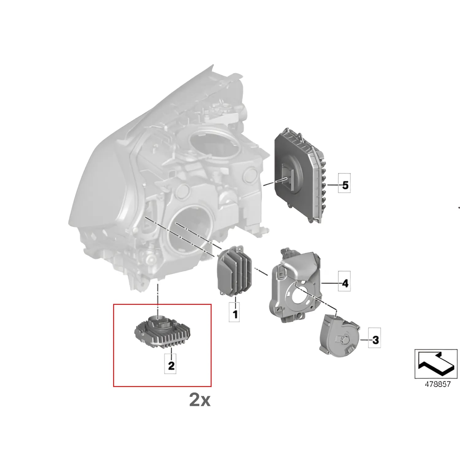 CSL Tagfahrlicht-Module (Weiß/Gelb Umschaltbar) — BMW 5er G30/G31 & M5 F90 (Icon LED) thumbnail 7