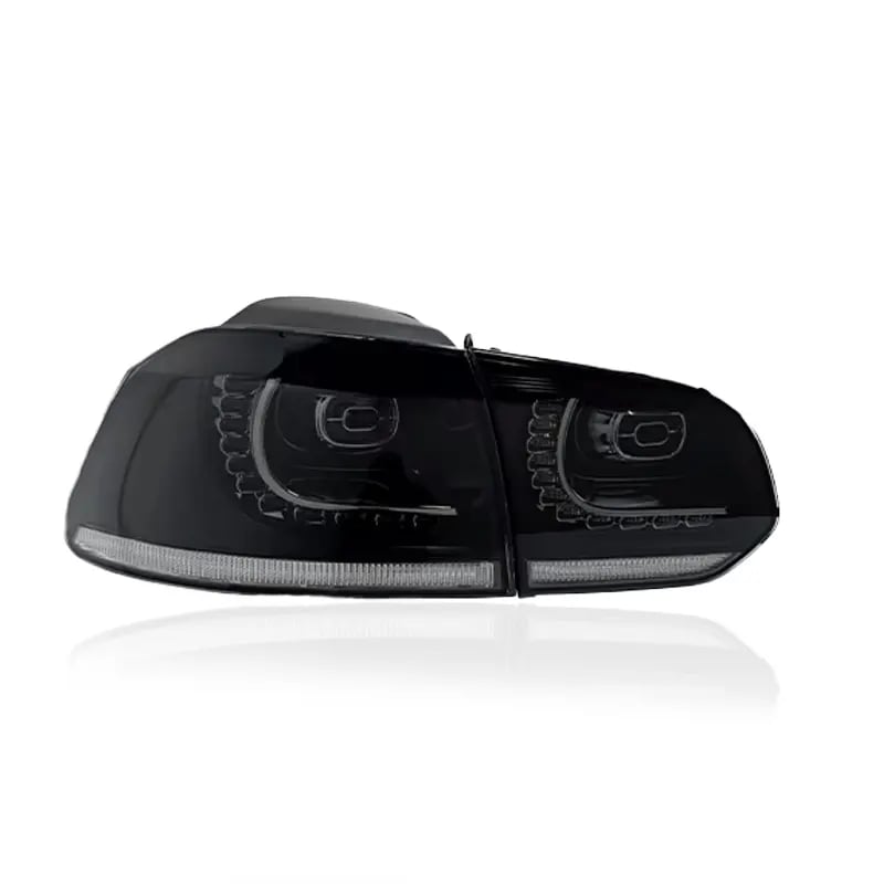 VW Golf 6 (Typ 5K) Voll-LED-Rückleuchten in GTI/R-Optik — Dynamische Blinker — 2008–2014 thumbnail 7