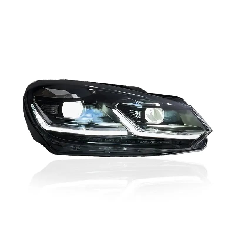 VW Golf Mk6 (Typ 5K) Full LED Headlights — Mk7.5 Facelift Look — Dynamic Turn Signals — 2008–2014 thumbnail 6