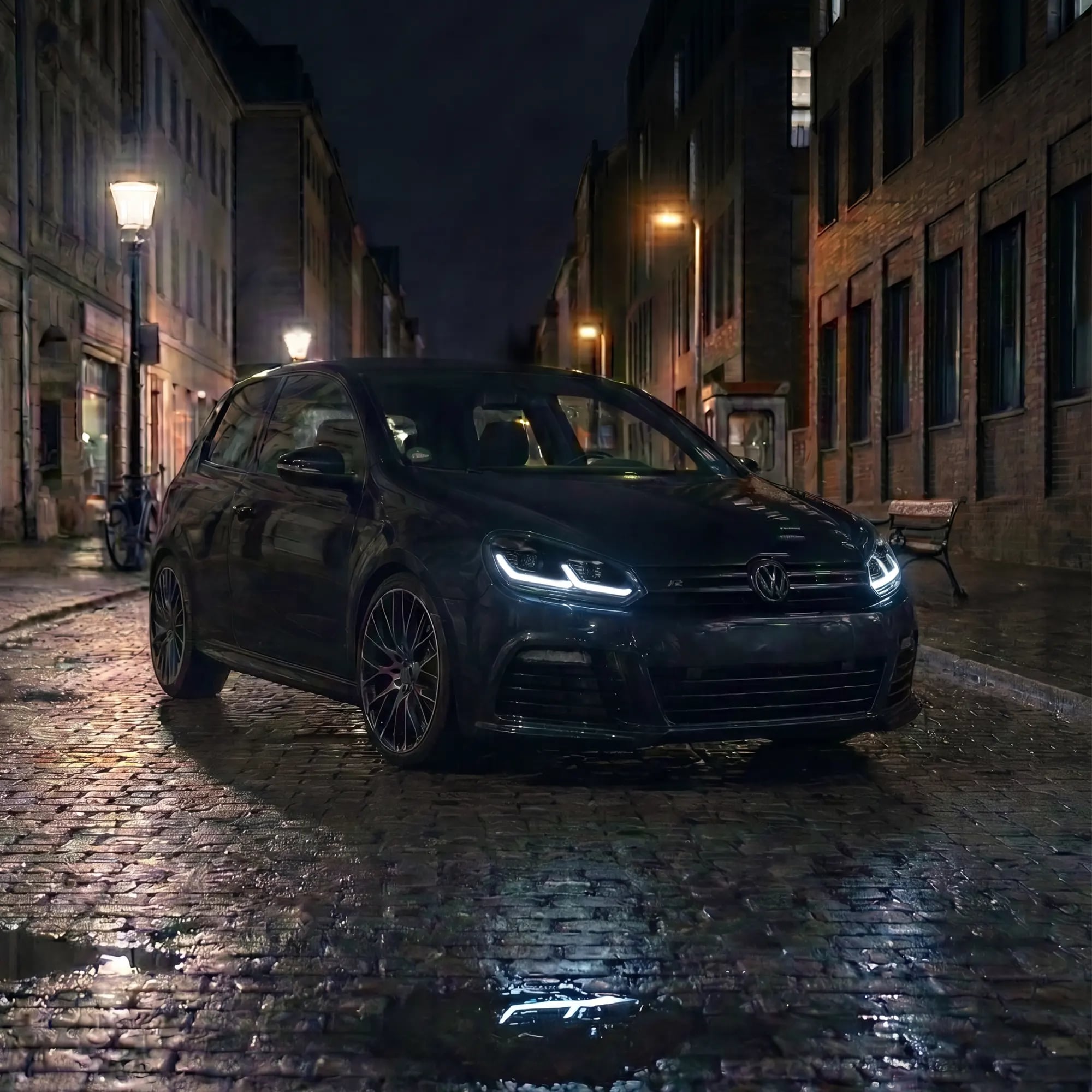 VW Golf Mk6 (Typ 5K) Full LED Headlights — Mk7.5 Facelift Look — Dynamic Turn Signals — 2008–2014 thumbnail 3