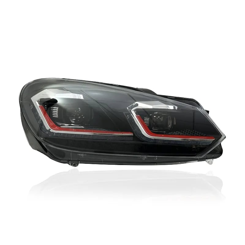 VW Golf Mk6 (Typ 5K) Full LED Headlights — Mk7.5 Facelift Look — Dynamic Turn Signals — 2008–2014 thumbnail 9