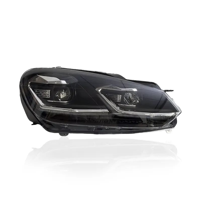 VW Golf Mk6 (Typ 5K) Full LED Headlights — Mk7.5 Facelift Look — Dynamic Turn Signals — 2008–2014 thumbnail 7