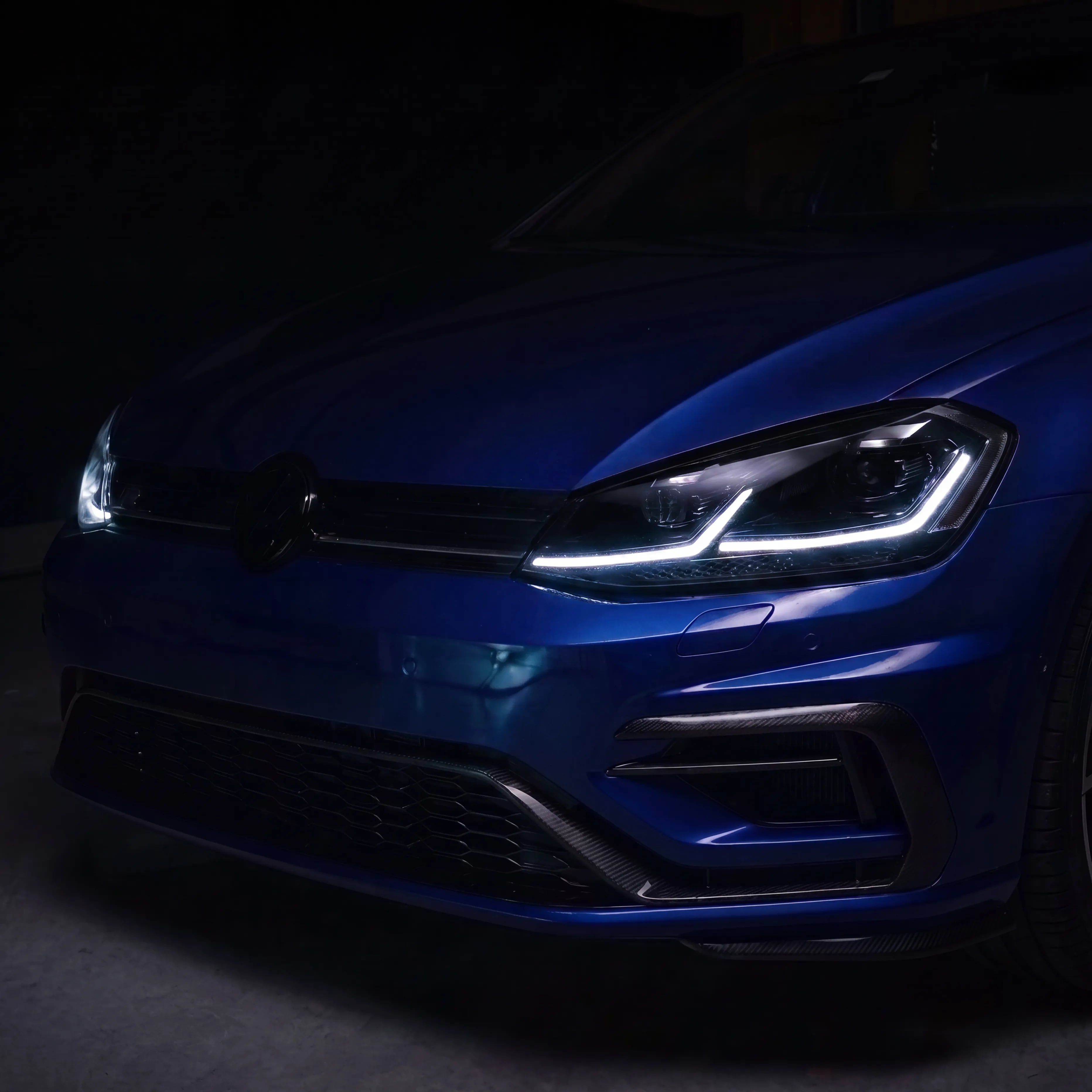 VW Golf Mk7 / Mk7.5 Full LED Headlights — Mk7.5 GTI Style (2012-2021) thumbnail 4