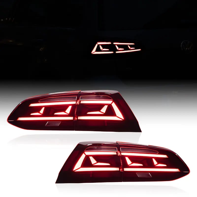 VW Golf Mk7 & Mk7.5 Variant/Estate Full LED Tail Lights — Dynamic Sequential — 2013–2020