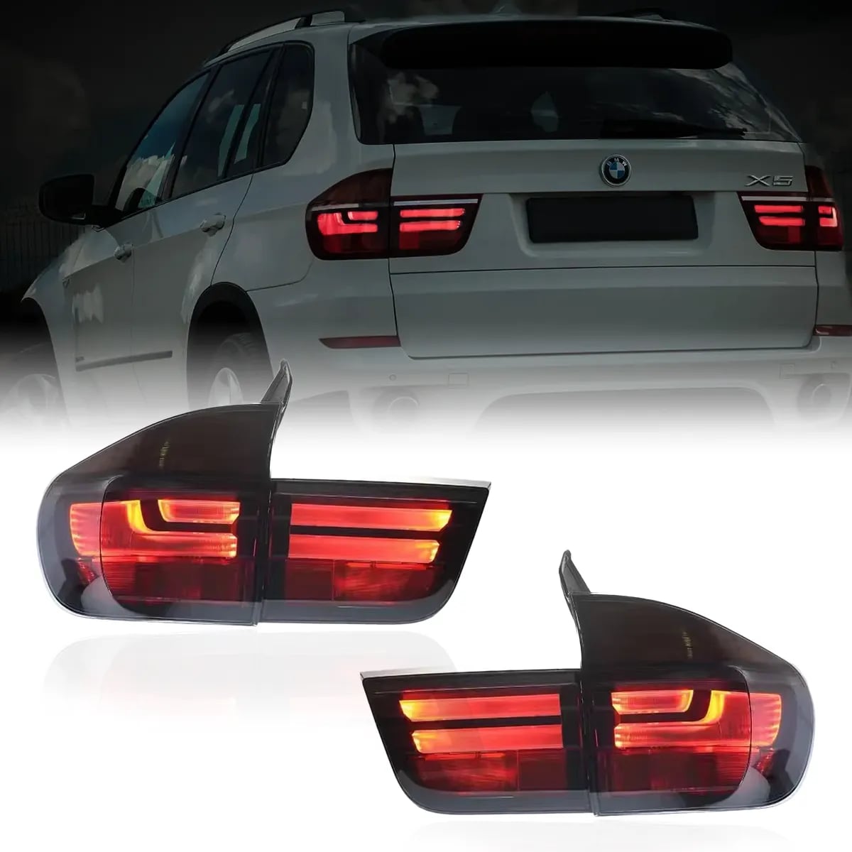 BMW X5 (E70) LCI-Style Tail Lights — OEM+ Upgrade — 2007–2013 thumbnail 4