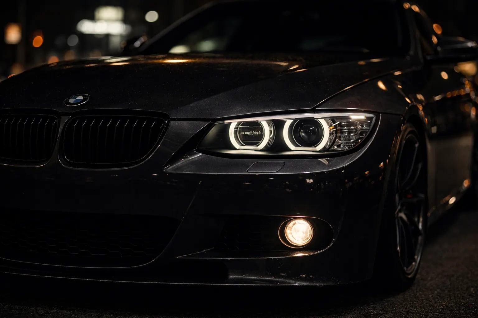 BMW 3 Series Coupe (E92) & M3 Angel Eyes Halo LED Projector Headlights — Pre-LCI & LCI (2007–2013) thumbnail 6
