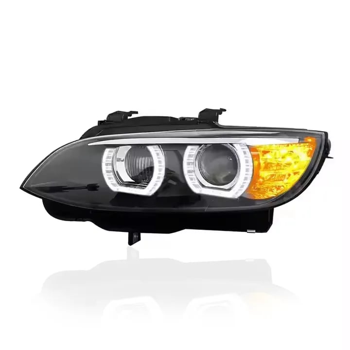 BMW 3 Series Coupe (E92) & M3 Angel Eyes Halo LED Projector Headlights — Pre-LCI & LCI (2007–2013) thumbnail 2