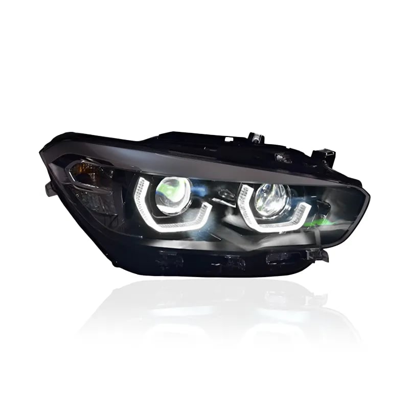 BMW 1er (F20/F21) Hex Halo LED-Scheinwerfer — Halogen auf LED Upgrade — LCI 2015–2019 thumbnail 5