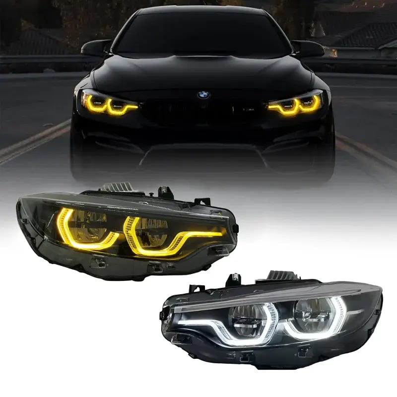 CSL Icon-Style LED Headlights — BMW 4 Series, M3 & M4 (F32/F80/F82)