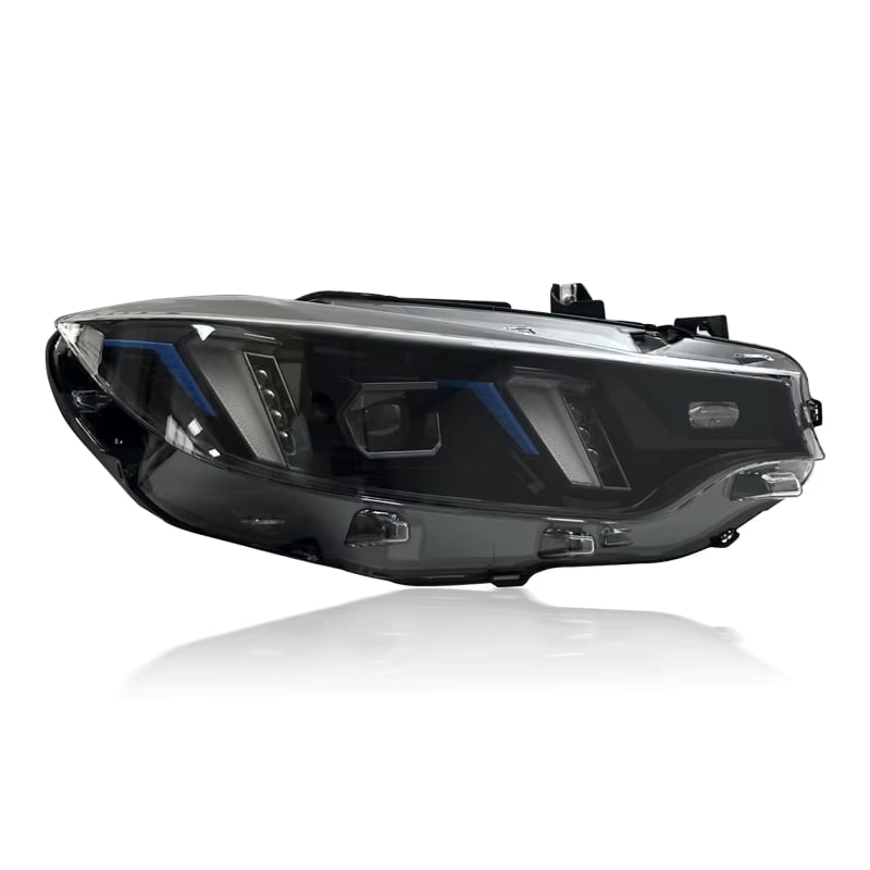 BMW (F32/F33/F36) & M3 (F80) / M4 (F82/F83) Arrow-DRL LED Scheinwerfer — Weiß/Gelbes Tagfahrlicht — 2013–2020 thumbnail 6