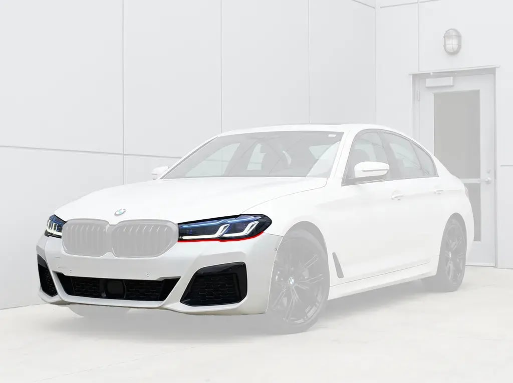 BMW 5 Series (G30) Laser-Look Headlights — LCI Style — CSL Yellow/White DRL — Pre-LCI & LCI 2018–2023 thumbnail 11
