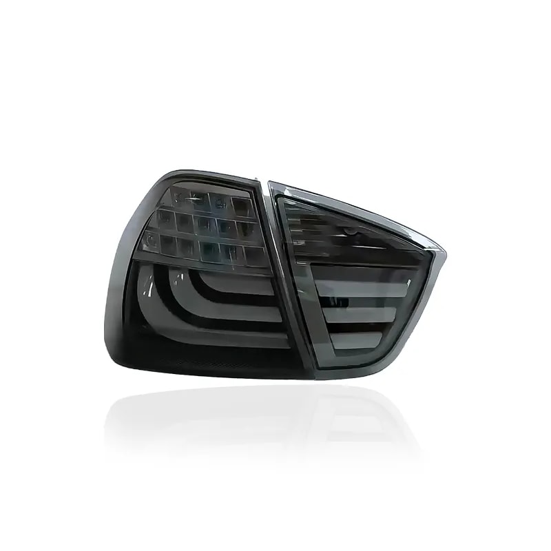 BMW E90 Pre-LCI to LCI Style LED Tail Lights (2005-2008) - Red