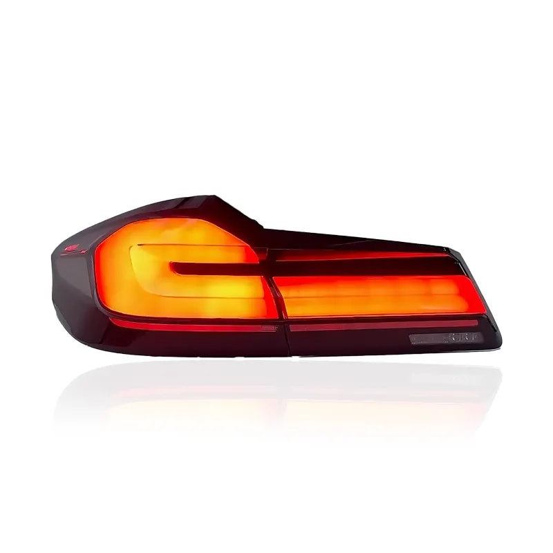 BMW G30 5 Series / F90 M5 LCI Style LED Tail Lights (2017-2023) - Red