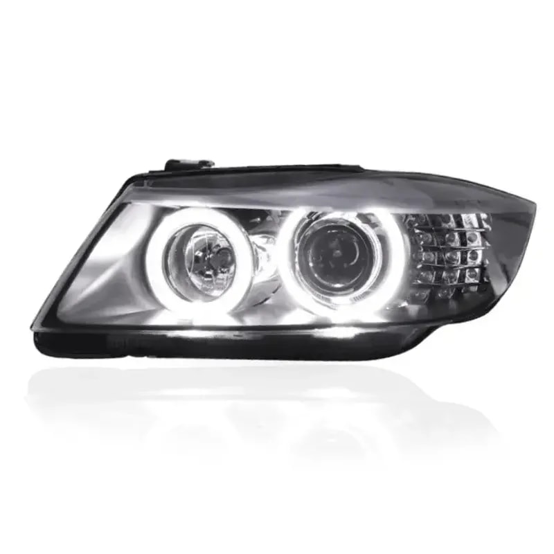 BMW 3 Series (E90) Angel Eyes Halo Projector Headlights — Pre-LCI & LCI (2005–2012)