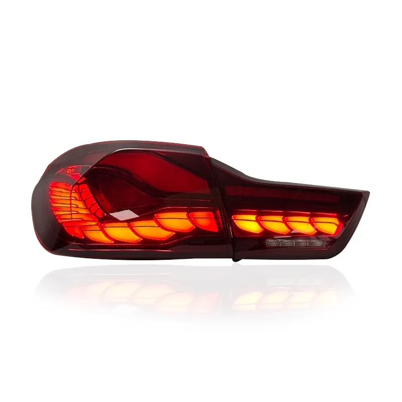 BMW F32 / F36 / F82 M4 GTS OLED Style LED Tail Lights (2014-2020) - Red