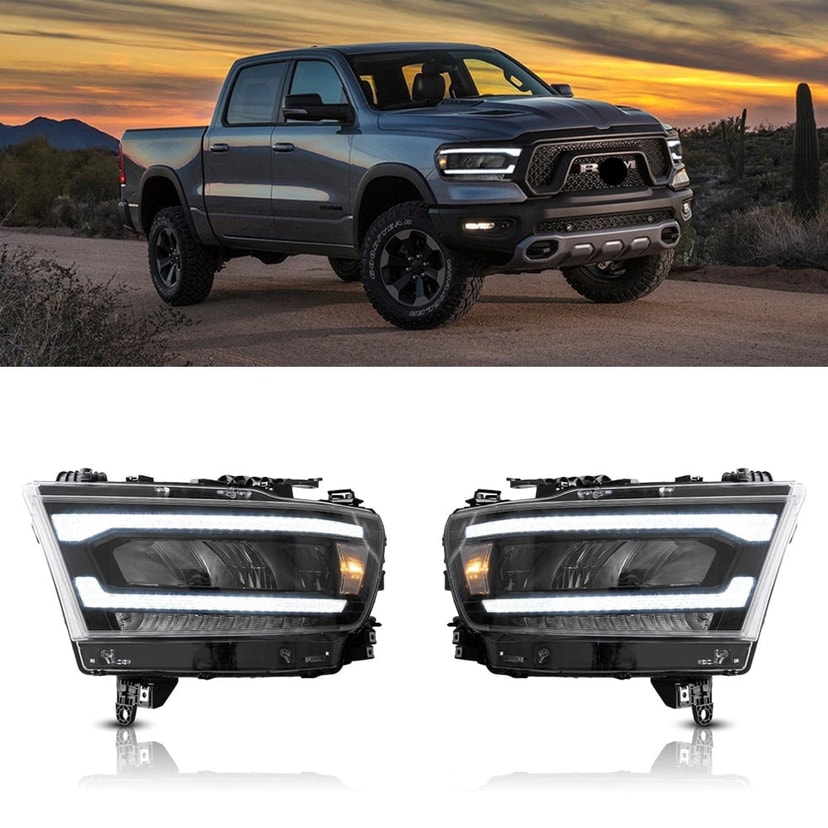 Dodge Ram 1500 Reflektory LED 2019-2024
