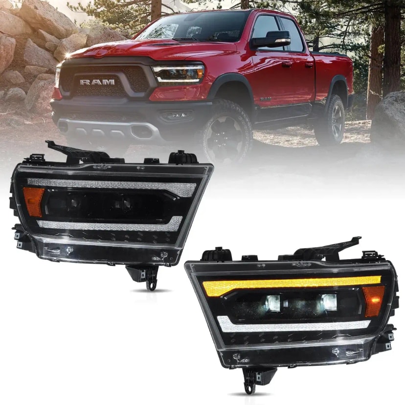 Dodge Ram 1500 Reflektory LED 2019-2024
