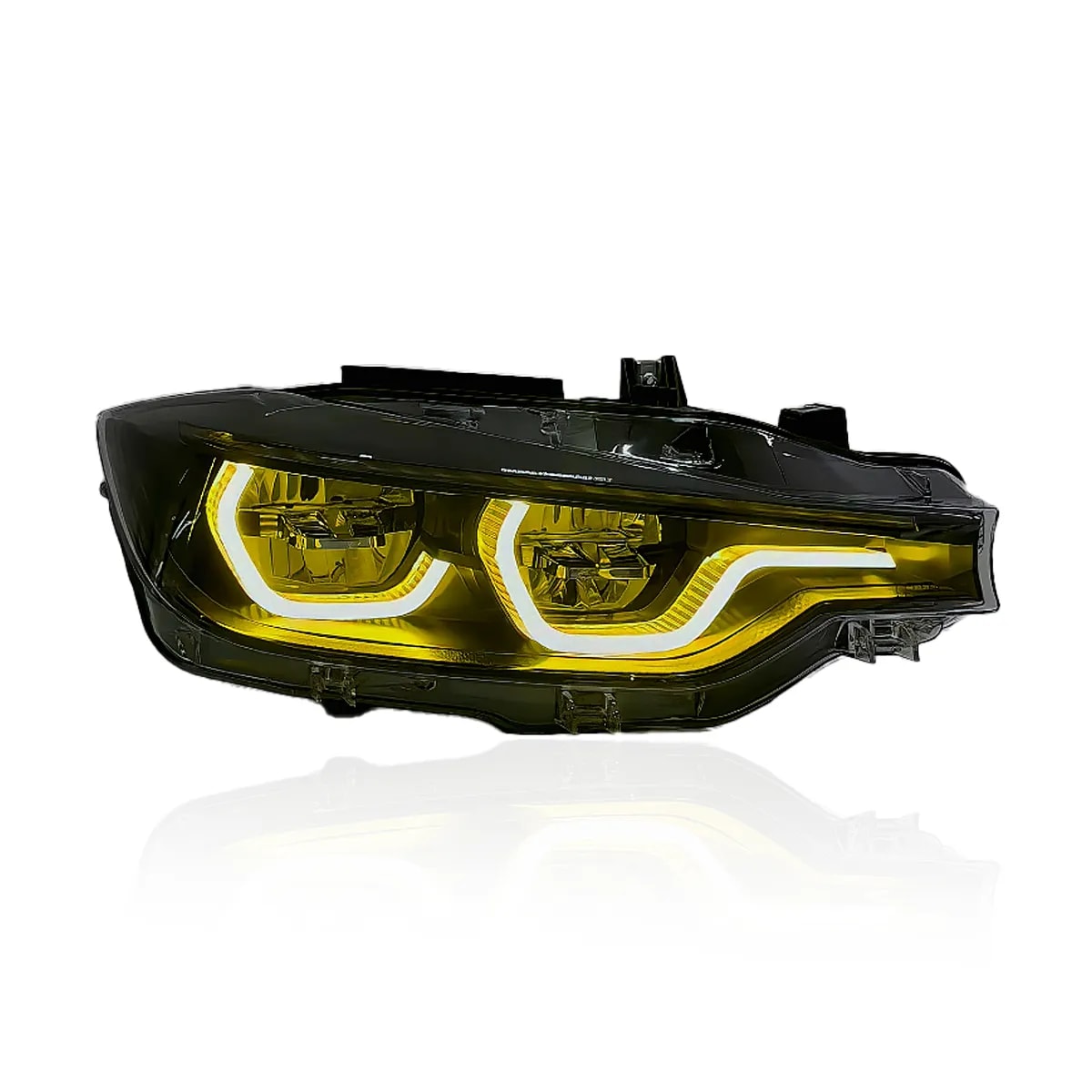 M3 / M4-Style Icon LED Headlights — BMW 3 Series F30 / F31 (2011–2019) - White (LHD)