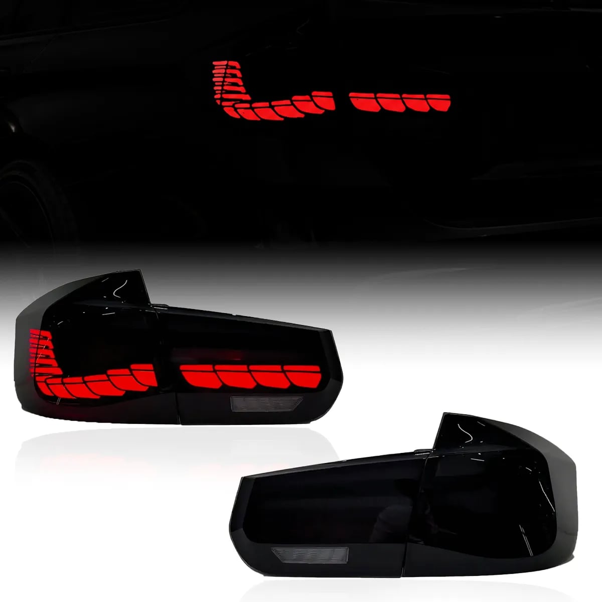 GTS OLED-Style LED Tail Lights — BMW 3 Series Touring F31 (2012–2019)