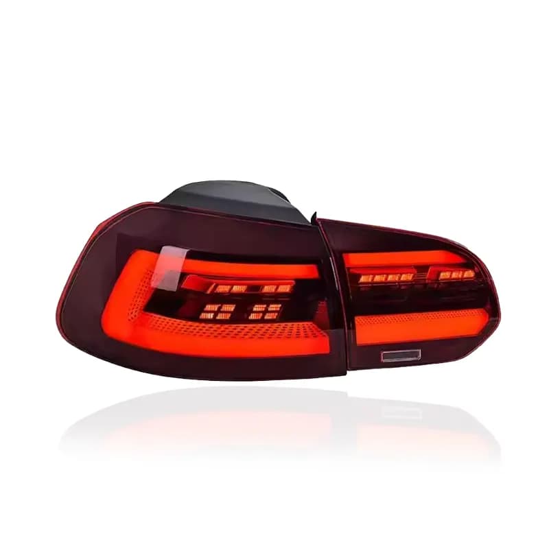 VW Golf Mk6 (Typ 5K) Mk8-Style LED Tail Lights — Sequential Turn Signals — 2008–2014 (LHD)