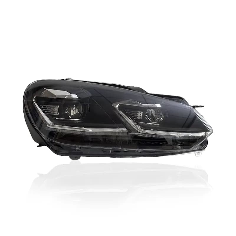 VW Golf Mk6 (Typ 5K) Full LED Headlights — Mk7.5 Facelift Look — Dynamic Turn Signals — 2008–2014...