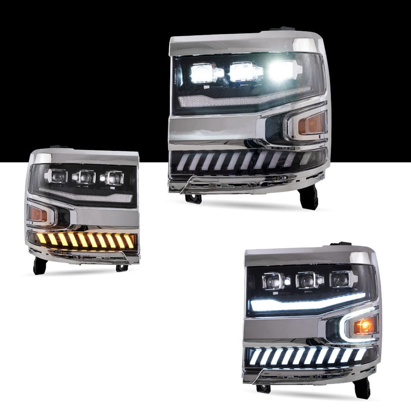 Chevrolet Silverado 1500 Headlights EU LED 2016-2018