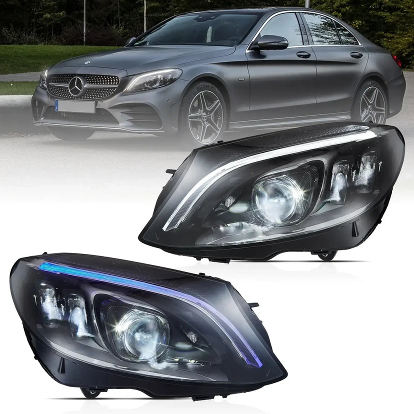 Mercedes-Benz C-Class Headlights EU LED Matrix 2015-2021