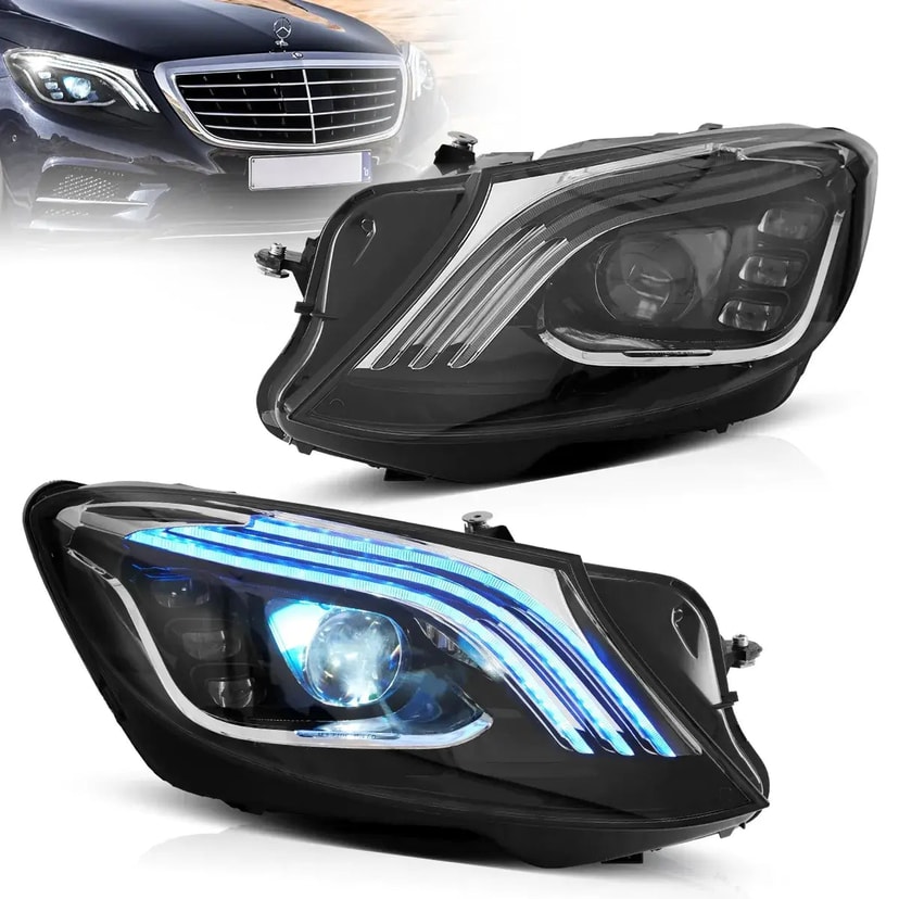 Mercedes-Benz S-Class Headlights EU LED Matrix 2014-2017