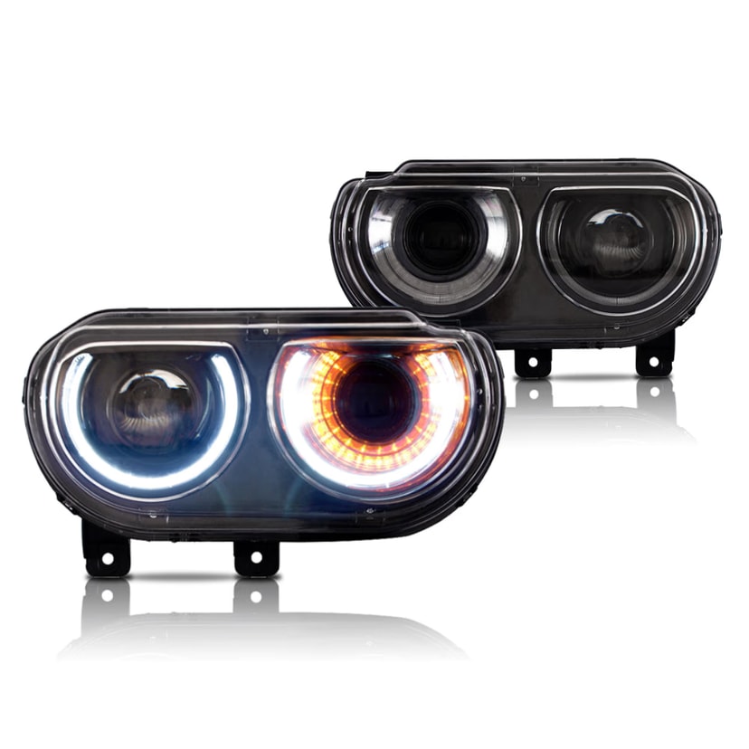 Dodge Challenger Headlights EU LED 2008-2014