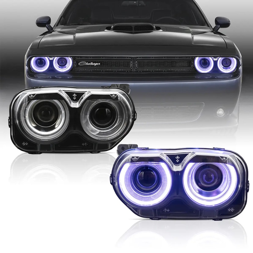 Dodge Challenger Headlights EU RGB 2015-2024