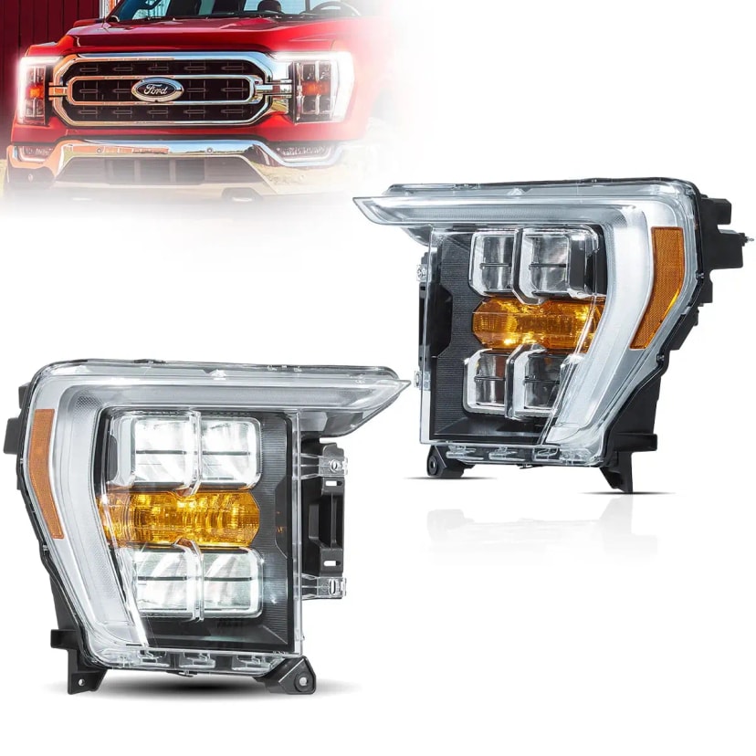 Ford F-150 LED Classic Look Headlights EU 2021-2023