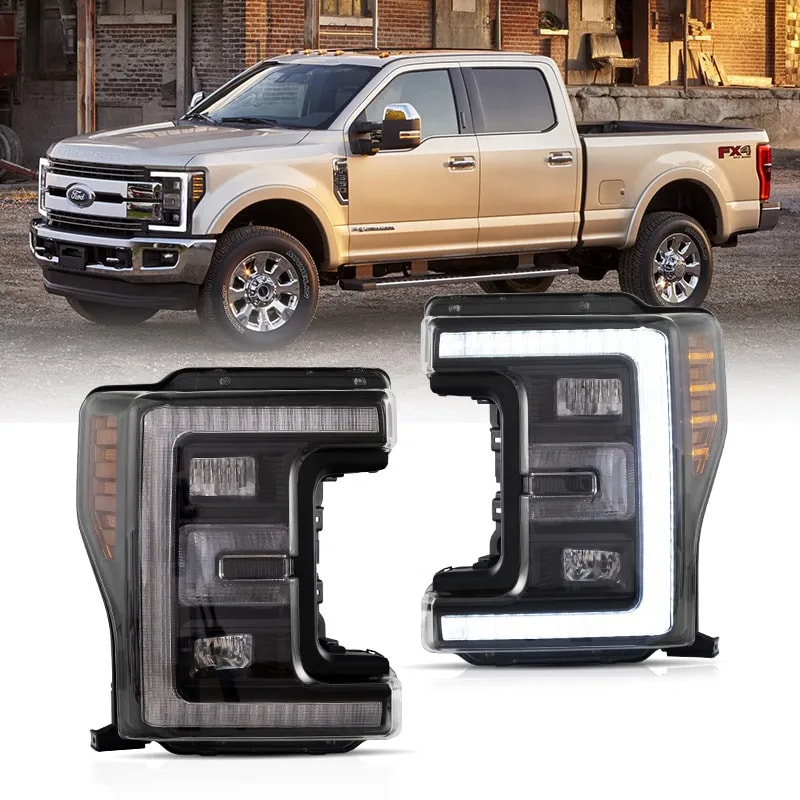 Ford F-250 LED Headlights 2017-2019 F-350 F-450 F-550