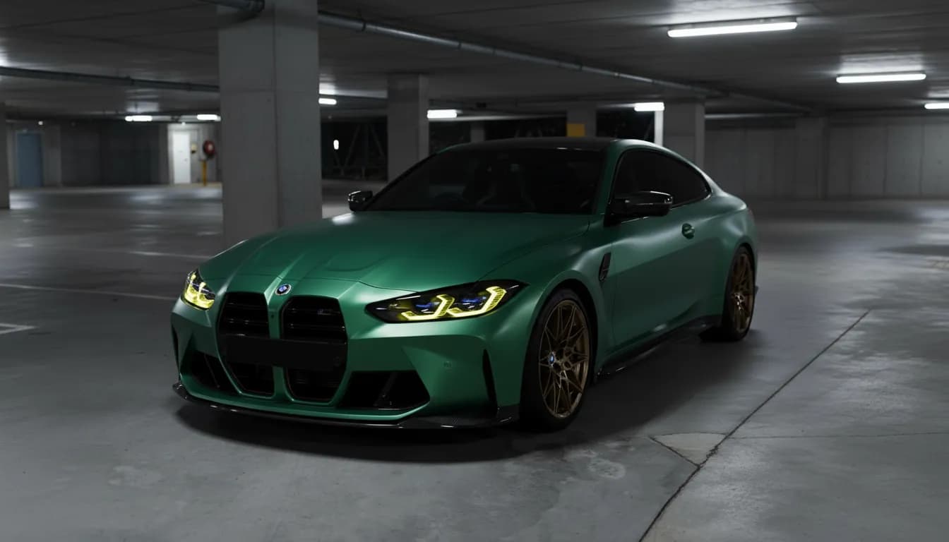 CSL-Style Laser LED-Scheinwerfer — BMW 4er (G22) & M3/M4 (G80/G82) - White (LHD)