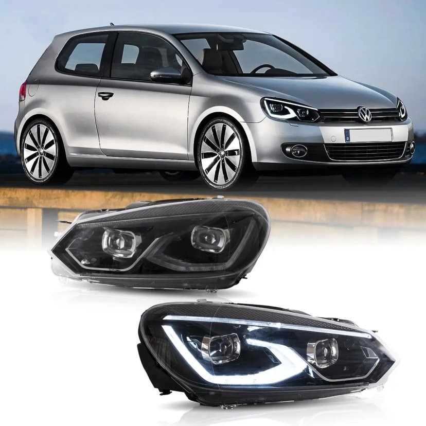 VW Golf Mk6 Phares Avant FR LED 2008-2014