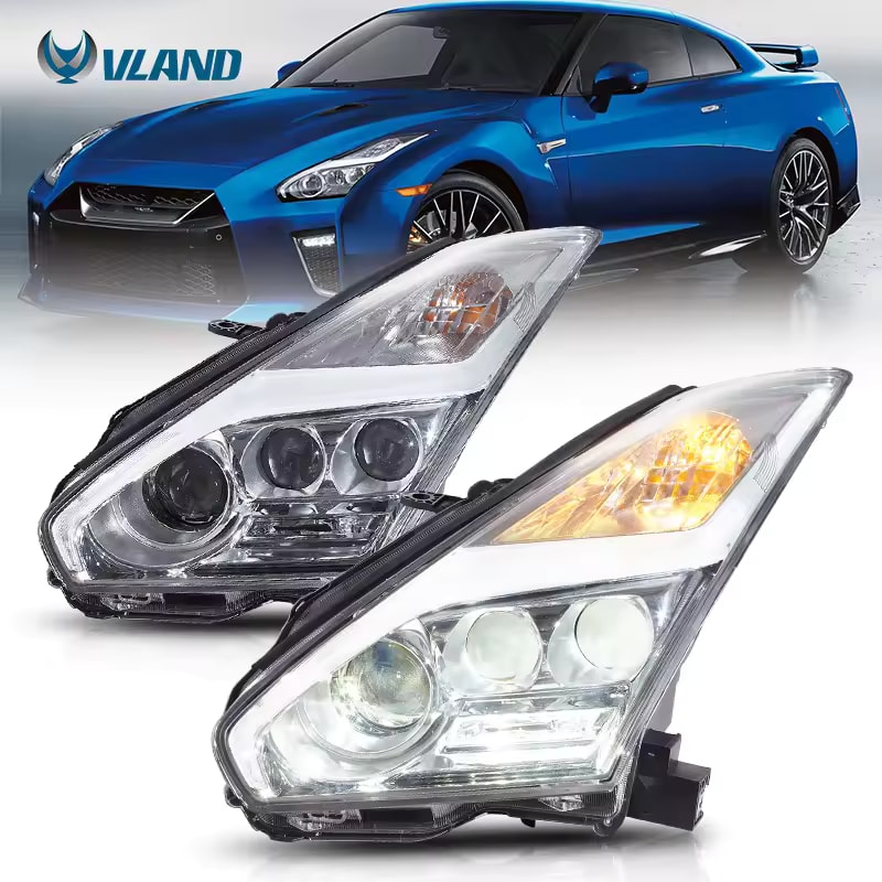 Nissan GT-R R35 Headlights OEM-Look 2008-2023