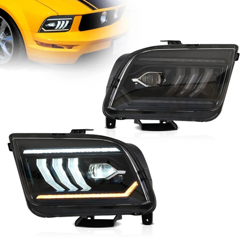 Ford Mustang Headlights EU 2005-2009