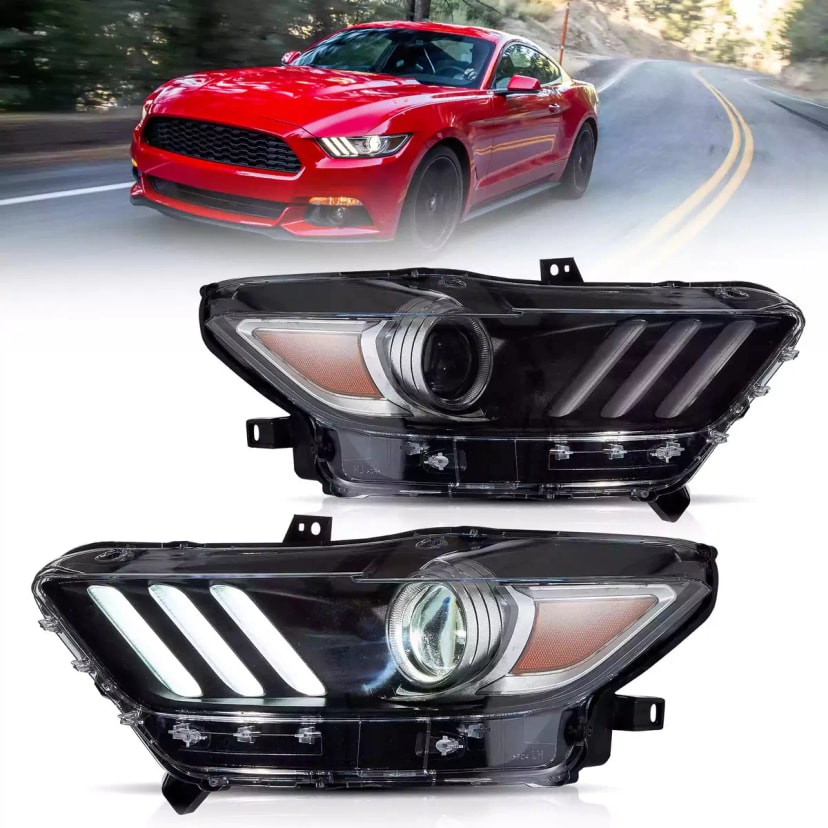 Ford Mustang Headlights OEM-look EU 2015-2017