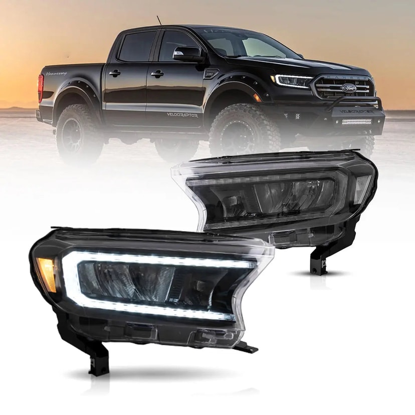 Ford Ranger Headlights EU LED Classic Look 2015-2021