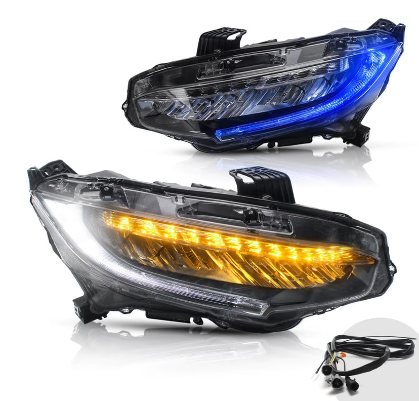 Honda Civic Headlights EU LED 2016-2021