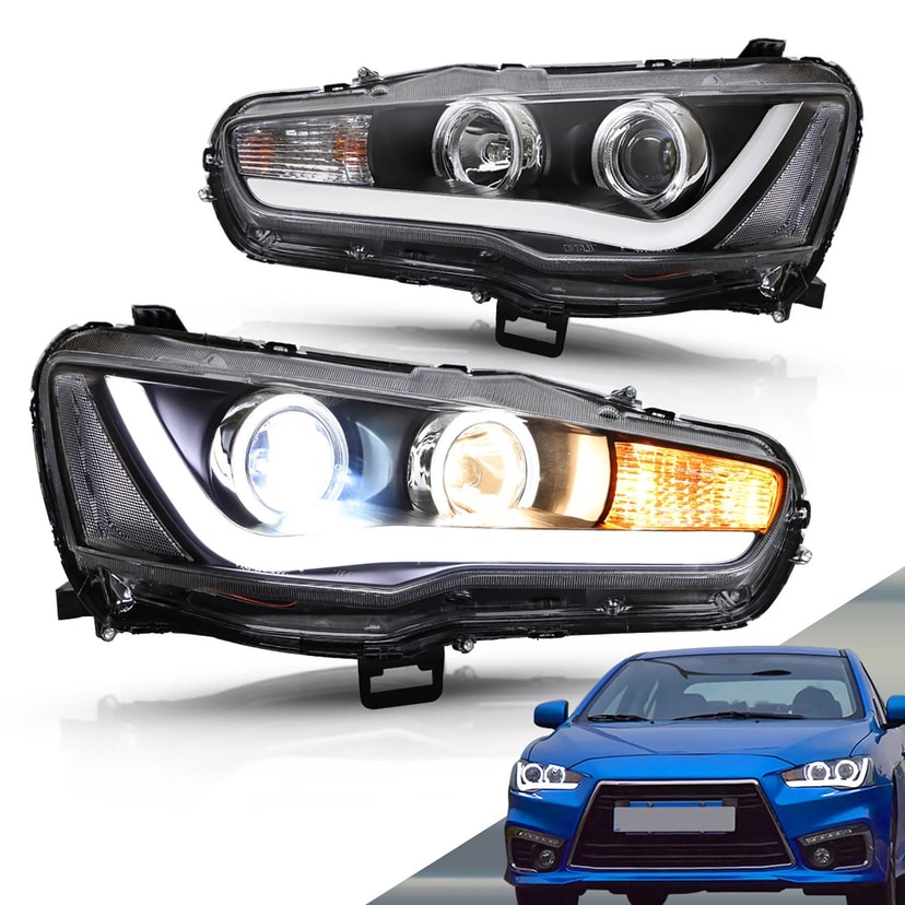 Mitsubishi Lancer Headlights EU 2008-2017